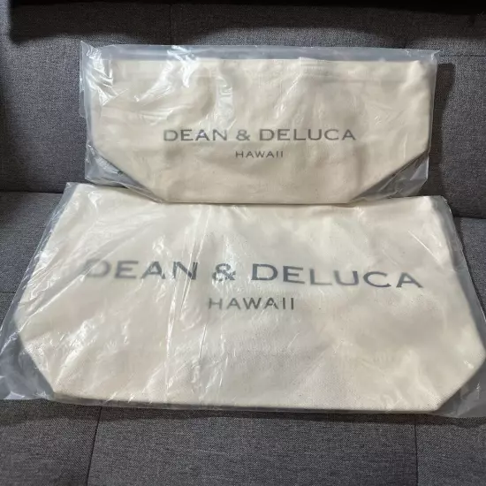 Dean & Deluca limited Hawaii Exclusive Large Tote Canvas Beige, Free Shipping