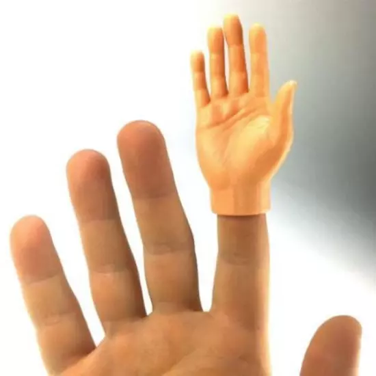 Finger Hands Left Light (1 Piece) White Caucasian Puppets Hand