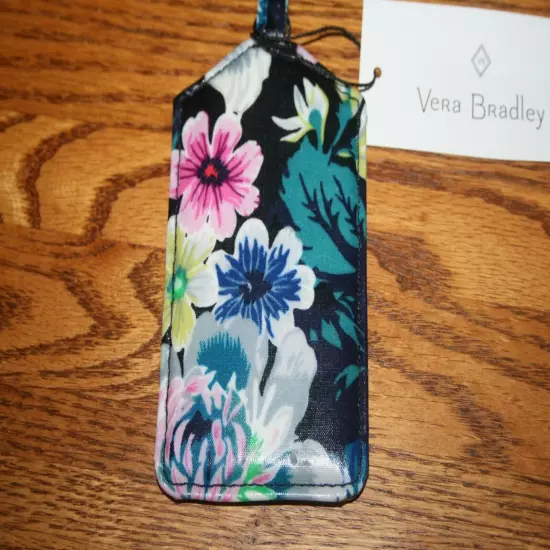 Vera Bradley LUGGAGE TAG ICONIC laminated travel suitcase ID case RETIRED NEW