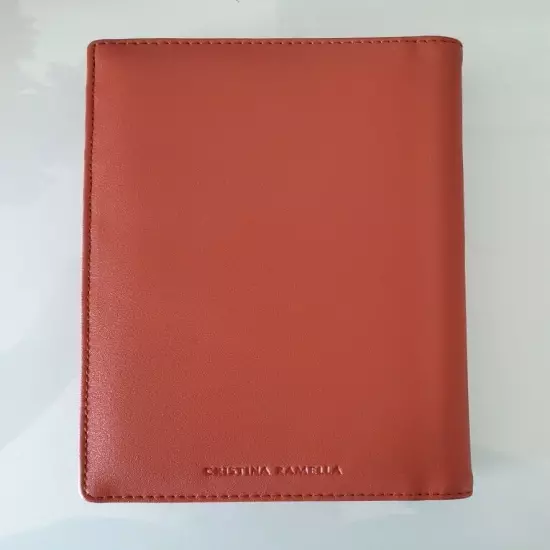 Unisex World Passport Holder, 7.3" x 4.7, Synthetic Brown Leather