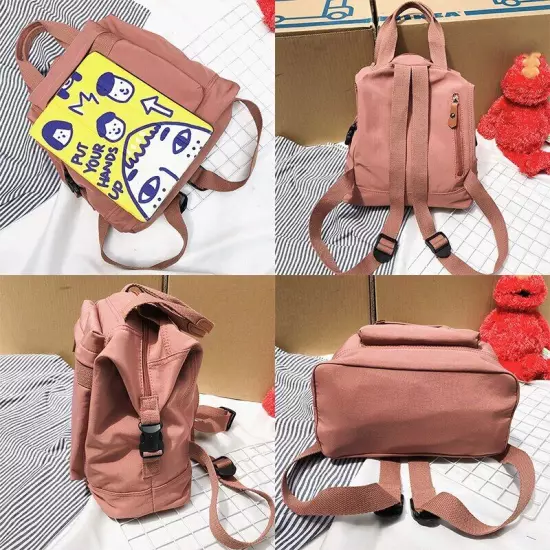 Student Backpack Female Women School Bag Girl Nylon Backpack handle Book Bag