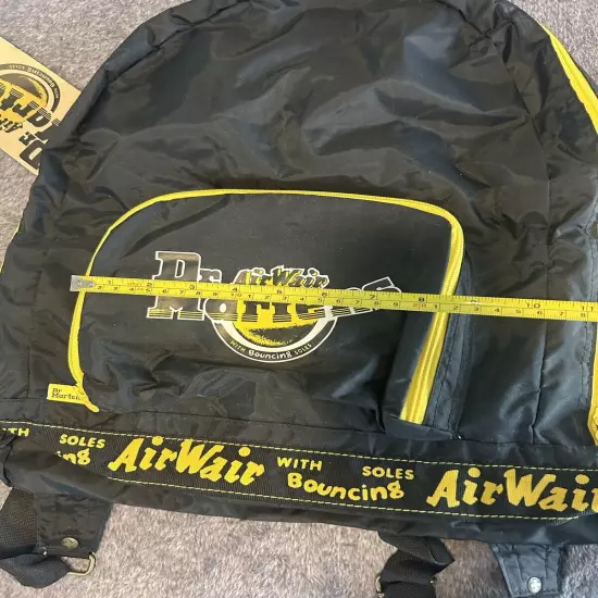 Doc Marten Backpack AirWair Bouncing Soles RARE Dr Marten Bag Black