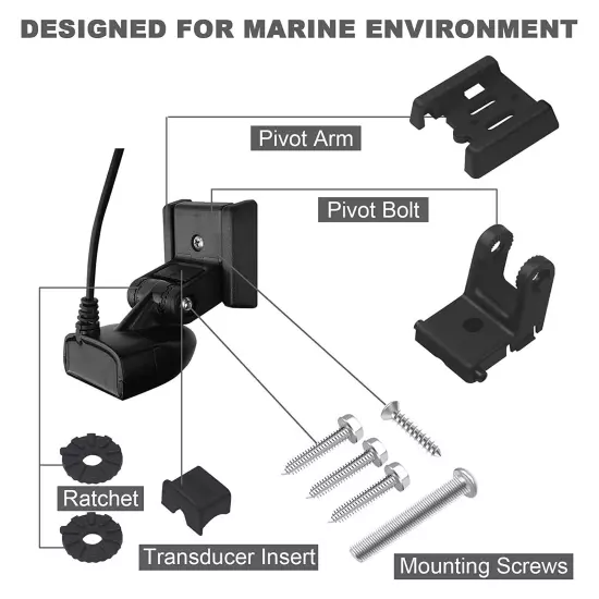 Humminbird MHX-XNT Transom Transducer Hardware Mounting Kit