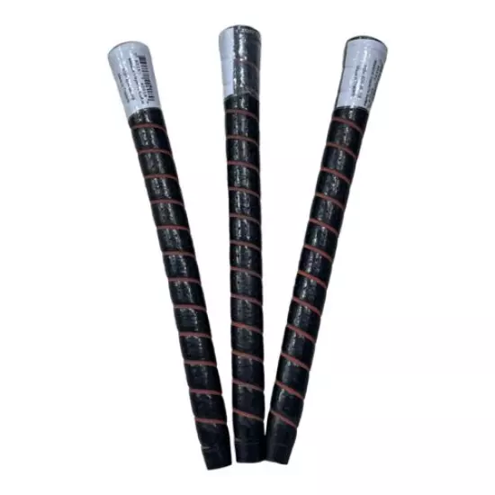 NEW GOLF PRIDE 'PLAYERS' SOFFTIE GRIPS 60R BLACK/BROWN SET OF 3 MID SIZE