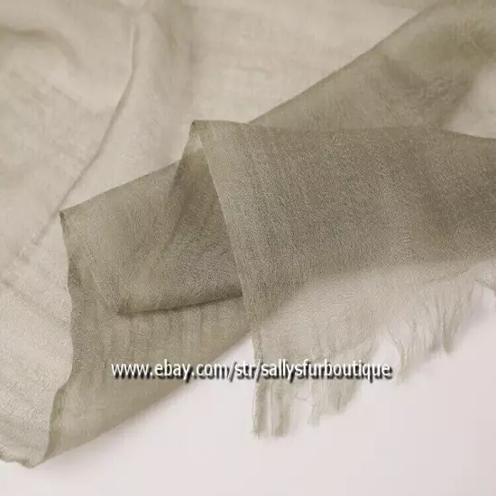 Sallys Pure Mongolian Cashmere 300s Wrap Shawl Ring Scarf Thin Soft 230 * 100 cm