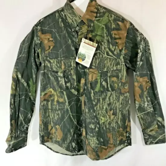 No Trace Dan River Hunting Shirt/jacket Small *no scent* NWT Mossy Oak camo