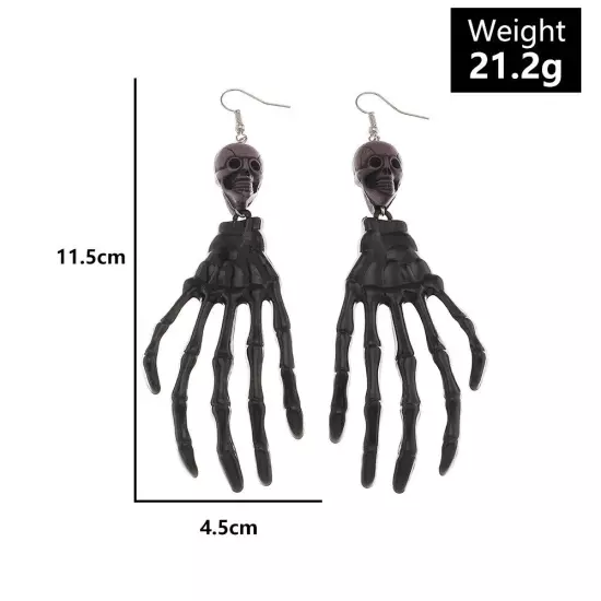 Exaggerated Horror Funny Ghost Hand Earrings