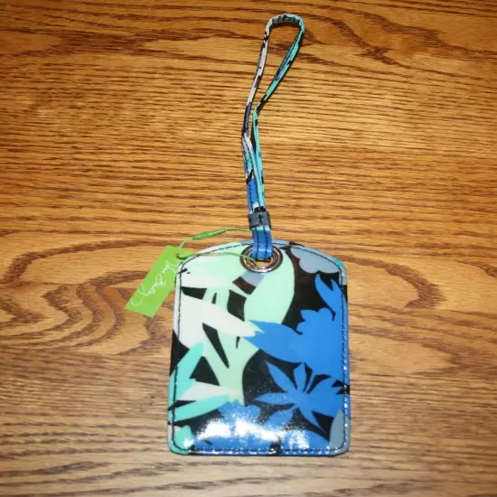 Vera Bradley LUGGAGE TAG laminated travel suitcase ID case gift card holder NEW