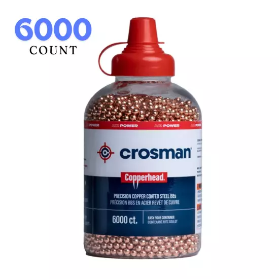 Crosman Airgun Pistol BBs Pellets Copper Coated BB Gun.177 Cal In EZ-Pour Bottle