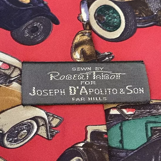 Robert Talbott For Joseph D’ Apolito & Son Far Hills Hand Made Silk Made In Usa