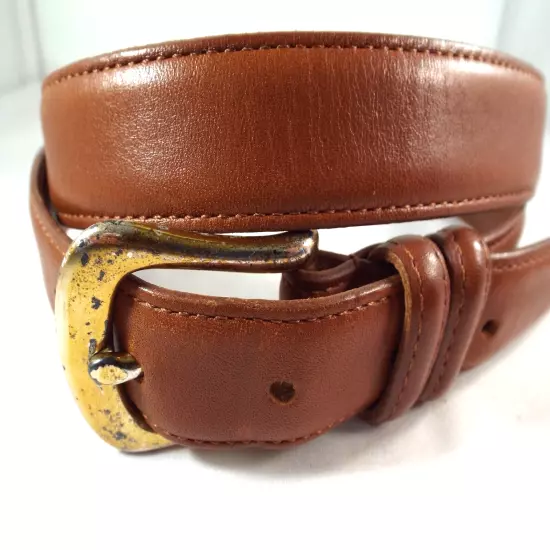 GUC VTG Coach #5900 British Tan English Bridle Leather 1" Belt Sz 40 Made USA