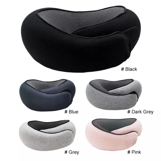 Neck Pillow Memory Foam Travel Pillow Airplane Pillow for Home Airplanes and Car