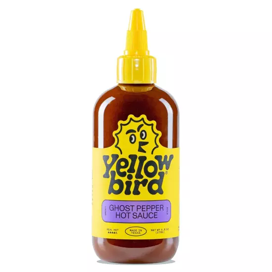 Ghost Pepper Hot Sauce by Yellowbird - Hot and Smoky Hot Pepper Sauce with Sm...