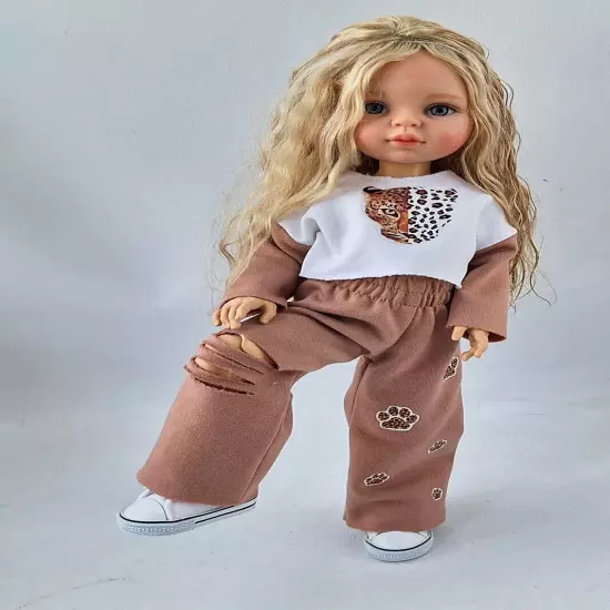 Sport outfit for doll Paola Reina, Clothes for doll, Sweatshirt sweatpants