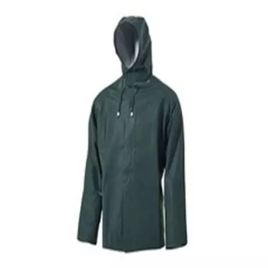 Waterproof Hunting Fishing Jacket Mens XL Breathable Boating Outdoor Work Green