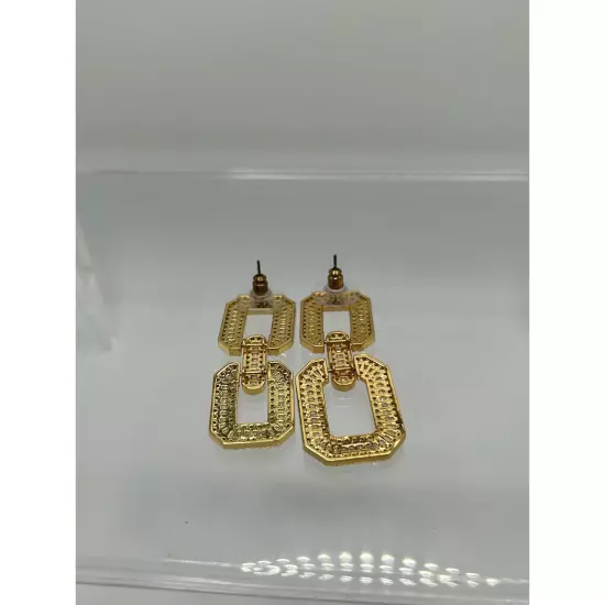 Eye Candy LA Luxe Collection 18k Gold Plated Earrings 