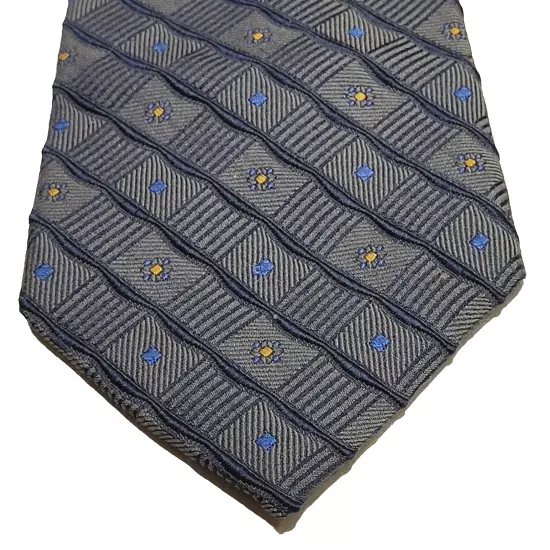 Michael Jacobs for Von Maur Traditional Gray Background Necktie Business Style