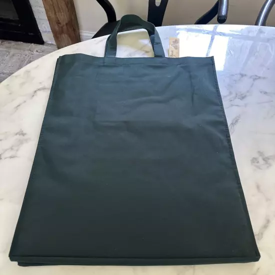 Harrods Knightsbridge Large Branded Dark Green Tote Bag NWT