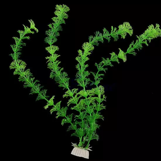 Aquarium Fish Tank Accessories Decor Green Grass Artificial Plant Fast-US NEW.