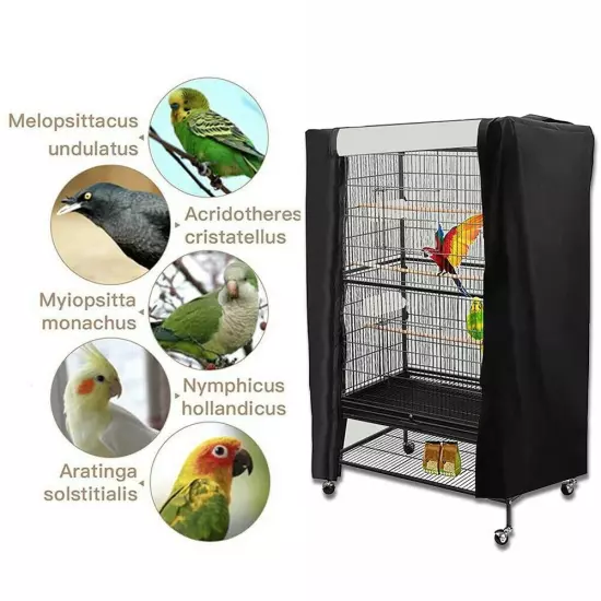 Convenient Birdcage Shade with 90% Light Blocking Ability Available in 2 Sizes