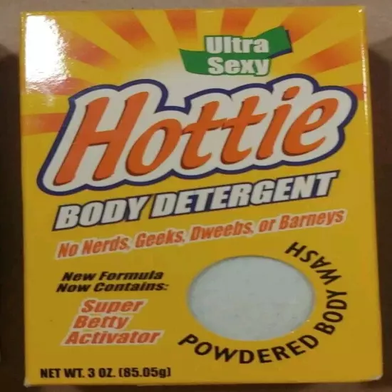 4 Boxes Novelty Powdered Body Detergent Wash Gag Gift Stocking Stuffer 2002-2003