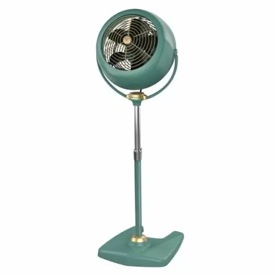 Vornado Pedestal Fan 42"-55" Adjustable Height Standalone Vintage Green 3 Speeds