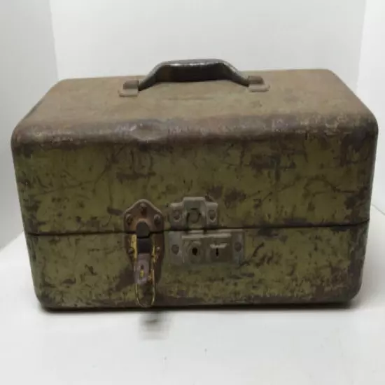 Vintage Fishing Tackle Box with Lures Quite A Collection Like A Treasure Box!