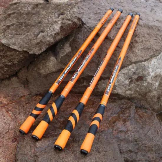 Fishing Rod Ultra Light Carbon Fiber Hard Telescopic Carp Hand Pole 2.7M-7.2M