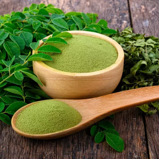 Organic Moringa Powder-USDA Certfied-Superfood Boost for Smoothies Tea Cooking