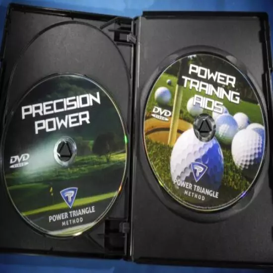 Power Foundation Bundle 4 DVD Set Power Triangle Method Bobby Wilson Golf Aid