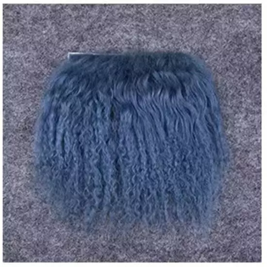 2x4" Tibetan Lamb Mohair for Doll Wigs Mongolian Curly Fur Hair Reroot Doll Hair