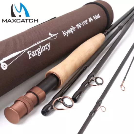 Maxcatch #3 #4 #5 Nymph Fly Fishing Rod 9'-10'6"/ 9'6''-11'0'' Extension Section