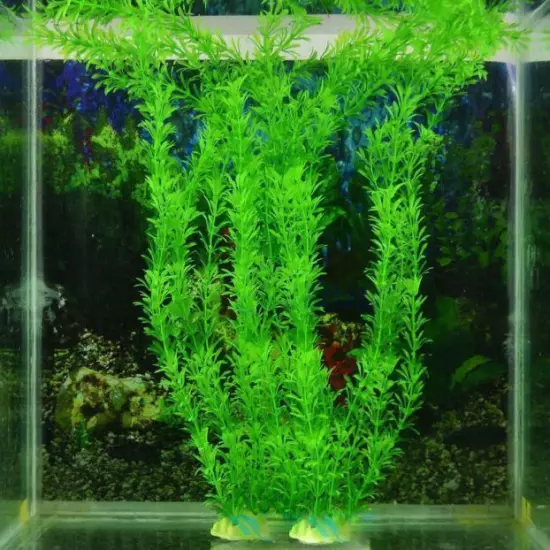 Aquarium Accessories Artificial Tank Grass Decoration Fish Water Plastic Grass