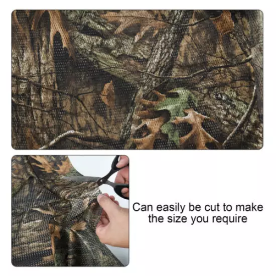 Camo Netting Burlap Cradle Military Camouflage Mesh Netting for Camping Hunting