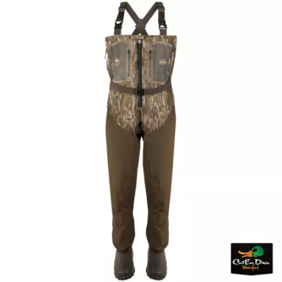 DRAKE WATERFOWL FRONT ZIP GUARDIAN ELITE 4-LAYER WADER WITH TEAR AWAY LINER