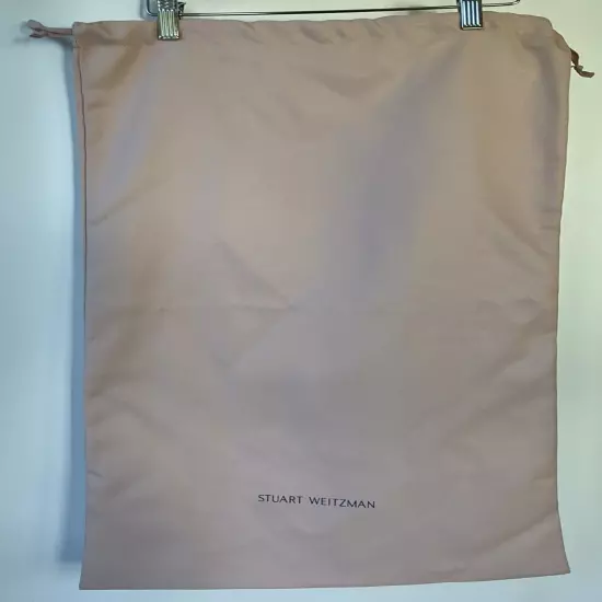 STUART WEITZMAN, Luxury Dust Bag 25” x 16", Tall Boot Dust Bag, Travel Bag Pink