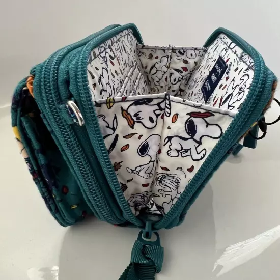 NWT Vera Bradley/Peanuts RFID All in One Crossbody Purse Limited Edition