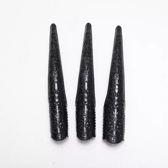 Womens Gloves Long Claw Decor Nails Props Witch Show Vampire Cosplay 1 Pair New