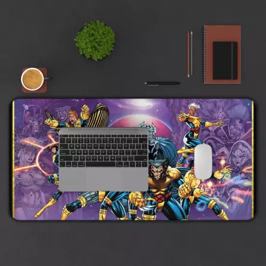 Uncanny X-Men Desk Mat - Wolverine, Psylocke, Gambit, Rogue, Storm - Jim Lee Art