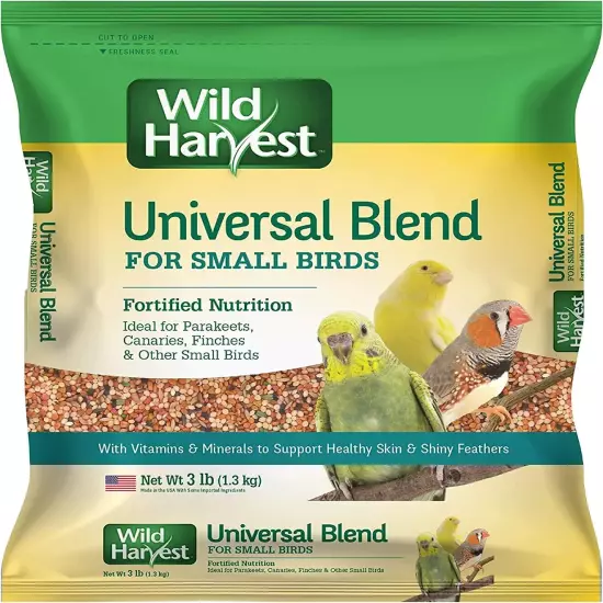 3Lb Small Bird Food-High Vitamin Seed Bird Food For Canaries, Parakeet , Finches