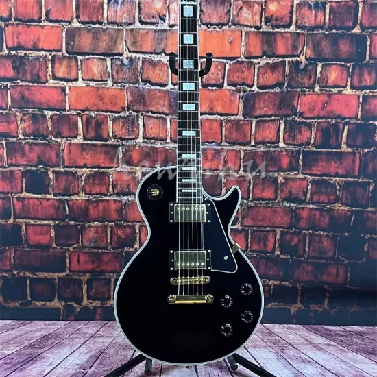 hot selling custom shop electric guitar Black Beauty gold color hardware