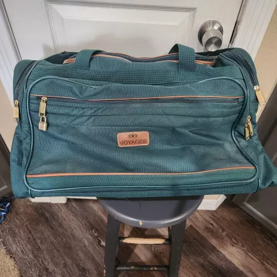 Voyager Green Duffle Bag New/Clean