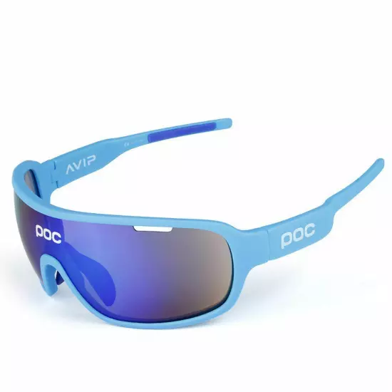 POC Polarized Sports cycling Sunglasses bike glasses riding goggles with 5 lens