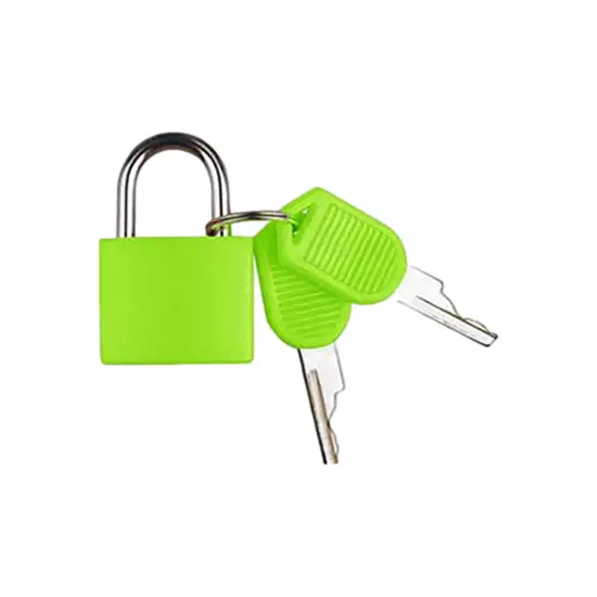 Suitcase Locks with Key Small Luggage Padlocks Metal Padlocks Mini Keyed Padlock