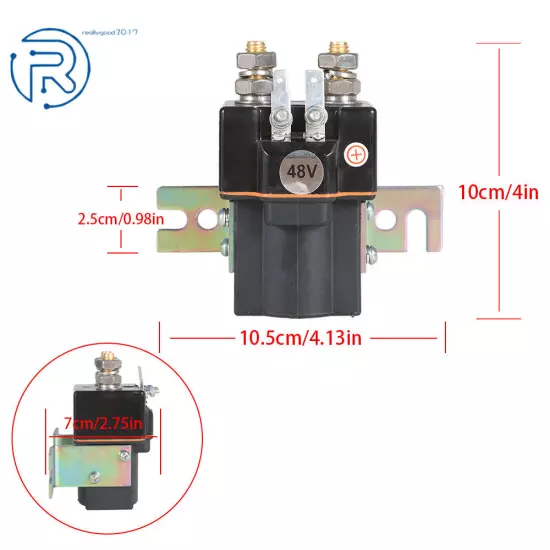 Golf Cart Solenoid For Club Car DS & Precedent 2000-Present 48 Volt