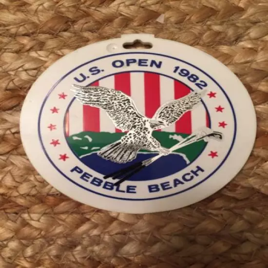 VTG 1982 U.S. OPEN - Pebble Beach - Golf Bag Tag