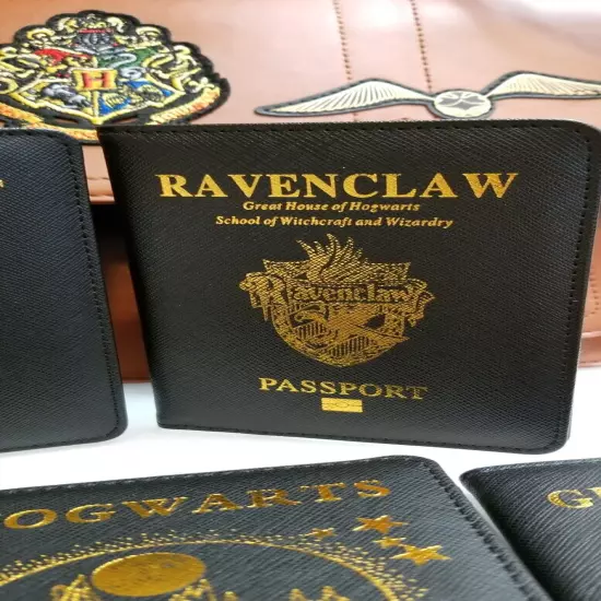 New Hogwarts, Harry Potter Faux Leather Passport Covers - FREE USA Shipping