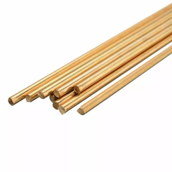 20PCS Wire Brazing Easy Melt Welding Rods Low Temperature 2mm X 250mm Brass