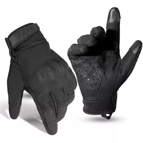 Tactical Shooting Gloves for Men Water Resistant Non-Slip Airsoft Combat Gloves