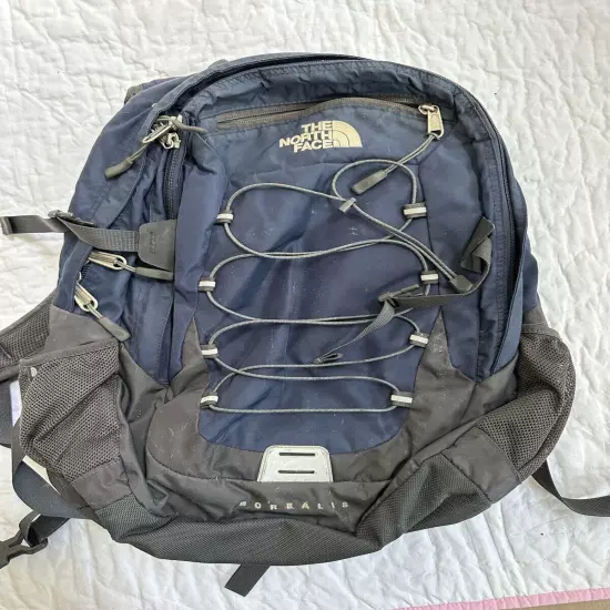 The North Face Borealis Classic Backpack Blue. Padded Laptop Bag Bottle Holders